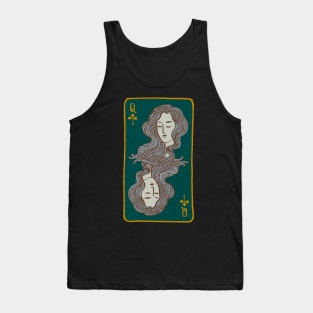 Queen of Clubs Card Tank Top